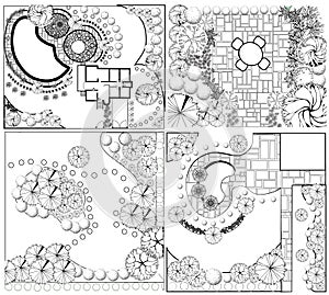 Collections od Landscape Plan