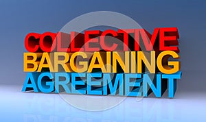 Collective bargaining agreement on blue