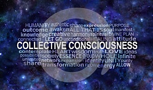 Collective Consciousness Word Tag Cloud