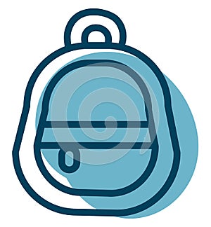 Colledge backpack, icon