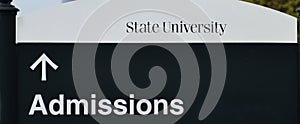 College Admissions at a State University