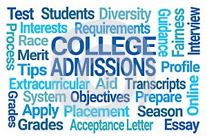 College Admissions Word Cloud