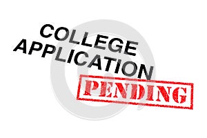 College Application Pending