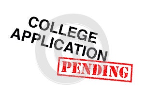 College Application Pending