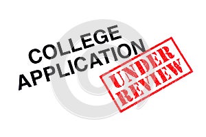 College Application Under Review