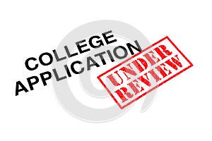 College Application Under Review
