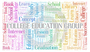 College Education Group word cloud.