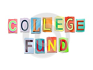 College fund concept.