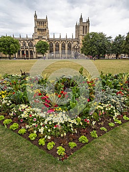 College Green and Cathedral in Bristol, England