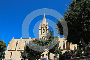 The collegial church Saint Laurent is an excellent example of France`s meridional Gothic style. Salon-de-Provence