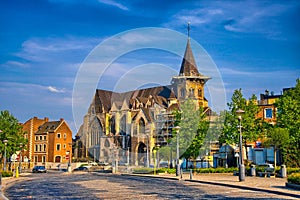 Collegiale Sainte-Croix catholic church in Liege, Belgium, Benel