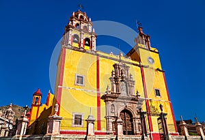 Collegiate Basilica of Our Lady of Guanajuato in Mexico