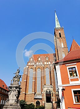 Collegiate Church of the Holy Cross and St. Bartholomew, WrocÅ‚aw, Poland.