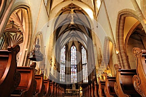 Collegiate church Saint Thiebaut of Thann in Haut Rhin