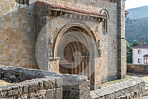 Collegiate Church of San Pedro de Cervatos is a Romanesque Catholic temple located in Cervatos, at the eastern end of the Sierra photo