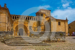 Collegiate Church of Santa Juliana in Santillana del Mar in Spai