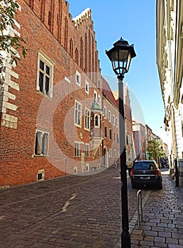 Collegium Maius, located at the corner of St.  Anni and Jagiellonian Street in Krakow is the oldest university building in Poland