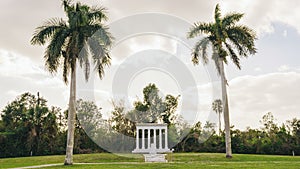 Collier-Seminole State Park. Memorial to Barron Collier