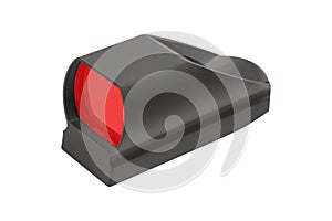 Collimator sight isolated photo