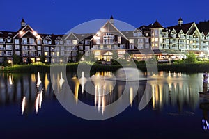 Collingwood Ontario Hotel at night 2