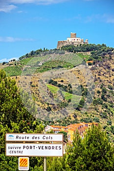 Collioure with the Fort Saint-Elme, Southern France