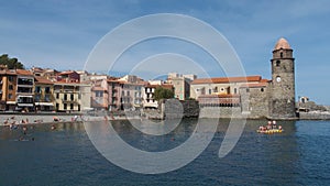 Collioure port city mÃ©diterranean