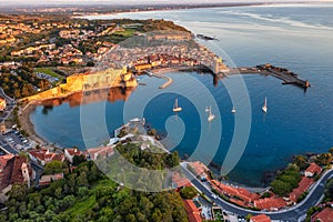 Collioure, a resort town on Vermilion Coast, France