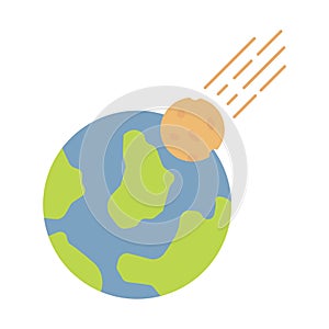 Collision  Flat vector icon which can easily modify or edit