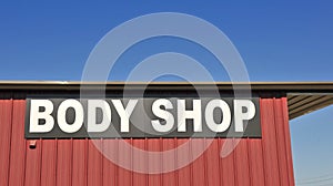 Collision Repair and Body Shop Service sign