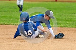 Collision at second base