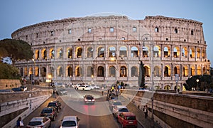 Colloseum at night