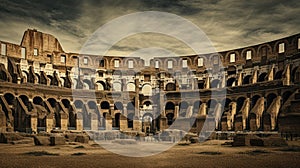 Collosseum Rome - amazing illustration stylish and eyecatching