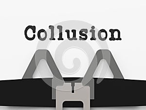 Collusion With Russia Plot Type Meaning Foreign Illegal Collaboration 3d Illustration