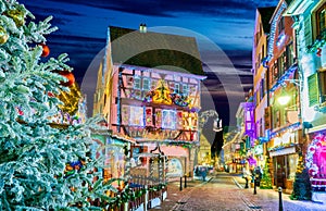 Colmar, Alsace, - Marche de Noel in France