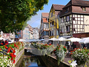 Colmar traditional french houses