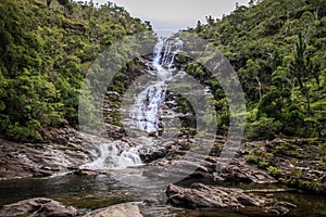 Colnett Waterfall, North of Grande Terre, New Caledonia, Oceania,