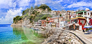 Ionian coast of Greece, Parga coastal town photo