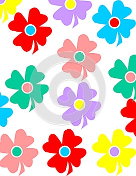 Coloful flower background