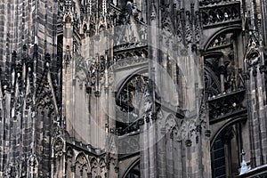 Cologne cathedral. Gothic style Germany