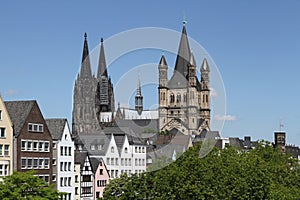 Cologne Cathedral and Gross St. Martin