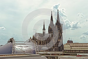 Cologne Cathedral, KÃ¶lner Dom, in Cologne, North Rhine-Westphalia, Germany.