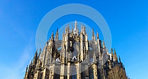 Cologne Cathedral, monument of German Catholicism and Gothic architecture in Cologne, Germany photo