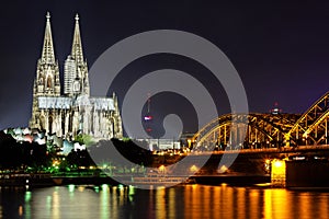 Cologne Cathedral from the Rhein