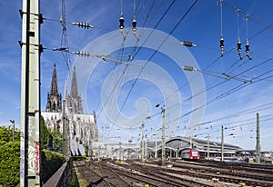 Cologne Central Station and Cathedral, Germany