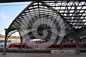 Cologne Central Station platform, Germany