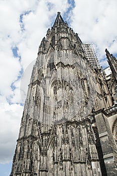 Cologne gothic cathedral in germany.