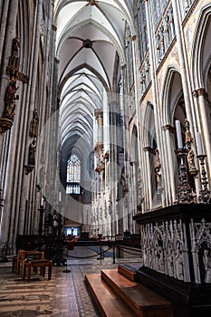 Superb Cologne Cathedral in Germany. photo