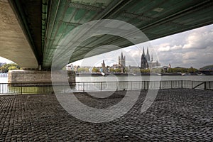 Cologne From Under The Deutzer