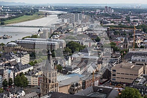 Cologne with a view from above