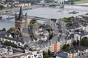 Cologne with a view from above